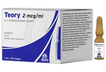TEORY 2 MCG/ML I.V. ENJEKSİYONLUK ÇÖZELTİ, 25 ADET