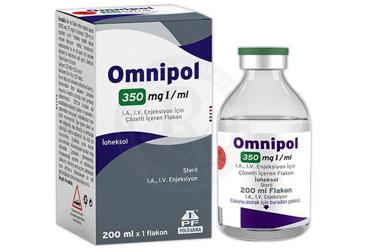 OMNIPOL 350 MGI/ML IA, IV ENJEKSIYON IÇIN ÇÖZELTİ İÇEREN FLAKON, 200 ML