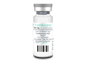VANKOPOL 500 MG I.V. İNFÜZYONLUK VE ORAL ÇÖZELTİ HAZIRLAMAK İÇİN LİYOFİLİZE TOZ, 1 ADET
