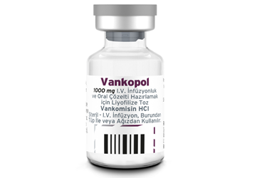 VANKOPOL 1000 MG I.V. İNFÜZYONLUK VE ORAL ÇÖZELTİ HAZIRLAMAK İÇİN LİYOFİLİZE TOZ, 1 ADET