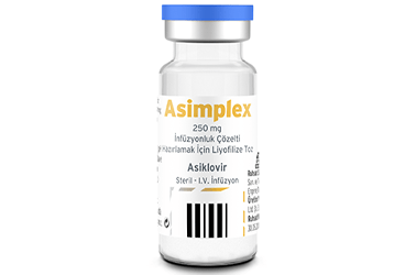 ASİMPLEX 250 MG İNFÜZYONLUK ÇÖZELTİ HAZIRLAMAK İÇİN LİYOFİLİZE TOZ, 1 FLAKON
