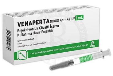 VENAPERTA 10000 ANTİ-XA IU/1 ML ENJEKSİYONLUK ÇÖZELTİ İÇEREN KULLANIMA HAZIR ENJEKTÖR, 2 ADET