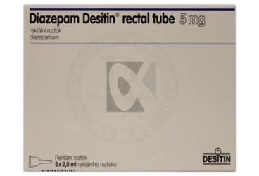 DIAZEPAM DESITIN 5 MG 5 REKTAL TUP