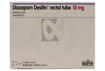 DIAZEPAM DESITIN REC 10 MG 5 REKTAL TUP