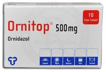 ORNITOP 500 MG FILM TABLET, 10 ADET