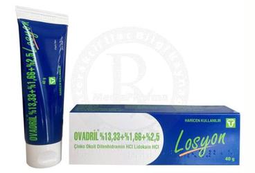 OVADRIL %13,33+%1,66+%2,5 LOSYON, 40 G