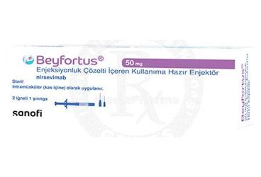 Beyfortus 50 mg Enjeksiyonluk Çözelti İçeren Kullanıma Hazır Enjektör, 1 adet, iğneli