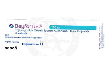 Beyfortus 100 mg Enjeksiyonluk Çözelti İçeren Kullanıma Hazır Enjektör (1 adet - 2 iğneli)