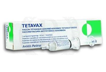 TETAVAX 0.5 ML IM/SC ENJEKSİYON İÇİN SÜSPANSİYON İÇEREN KULLANIMA HAZIR ENJEKTÖR, 1 ADET