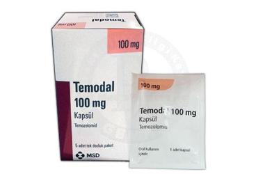 TEMODAL 100 MG SERT KAPSÜL, 5 ADET