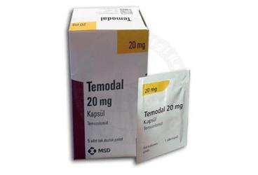 TEMODAL 20 MG SERT KAPSÜL, 5 ADET