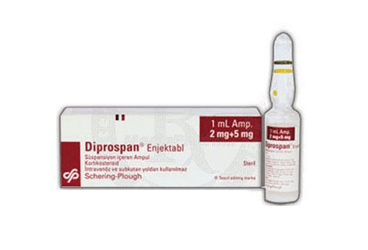 DİPROSPAN 5 MG + 2 MG / 1 ML ENJEKSİYONLUK SÜSPANSİYON
