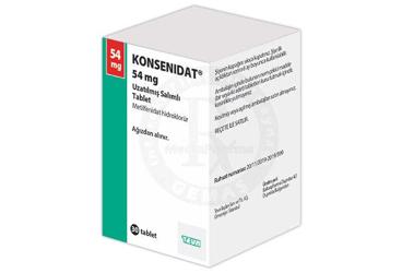 KONSENİDAT 54 mg UZATILMIŞ SALIMLI TABLET, 30 ADET