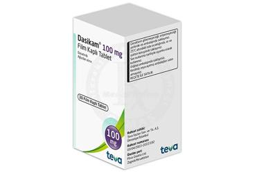 DASİKAM 100 MG FİLM KAPLI TABLET