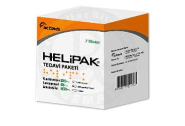 HELIPAK 500 + 30 + 1000mg TEDAVİ PAKETİ, 7 TABLET