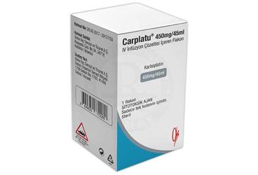 CARPLATU 450MG/45ML IV INFÜZYON ÇÖZELTISI IÇEREN FLAKON