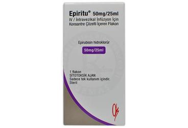 EPIRITU 50MG/25ML IV/INTRAVEZIKAL INFÜZYON IÇIN KONSANTRE ÇÖZELTI IÇEREN FLAKON ,1FLAKON