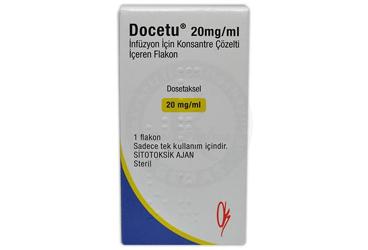 DOCETU 20 MG/ML İNFÜZYON İÇİN KONSANTRE ÇÖZELTİ İÇEREN FLAKON, 1 ADET