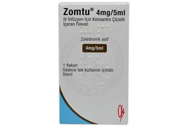 ZOMTU 4 MG/5 ML IV INFÜZYON IÇIN KONSANTRE ÇÖZELTI IÇEREN FLAKON,1 ADET