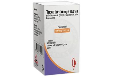 TAXATU 100 MG /16,7 ML IV İNFÜZYONLUK ÇÖZELTİ HAZIRLAMAK İÇİN KONSANTRE, 1 ADET