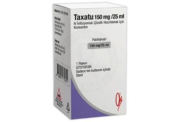 TAXATU 150 MG /25 ML IV İNFÜZYONLUK ÇÖZELTİ HAZIRLAMAK İÇİN KONSANTRE,1 ADET
