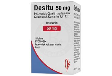DESİTU 50 MG İNFÜZYONLUK ÇÖZELTİ HAZIRLAMADA KULLANILACAK KONSANTRE İÇİN TOZ, 1 ADET