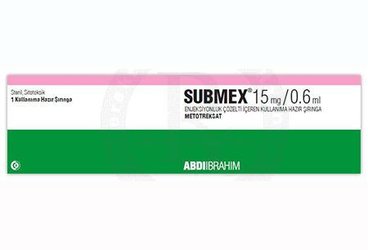SUBMEX 15 MG / 0.6 ML SC ENJEKSİYONLUK ÇÖZELTİ İÇEREN KULLANIMA HAZIR ŞIRINGA