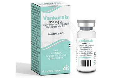 VANKURAİS 500 MG I.V. İNFÜZYONLUK VE ORAL ÇÖZELTİ HAZIRLAMAK İÇİN TOZ, 1 ADET