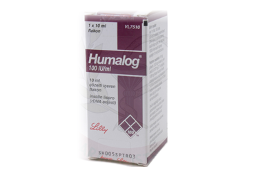 HUMALOG 100 IU/ML 10 ML ÇÖZELTİ İÇEREN FLAKON, 1 ADET