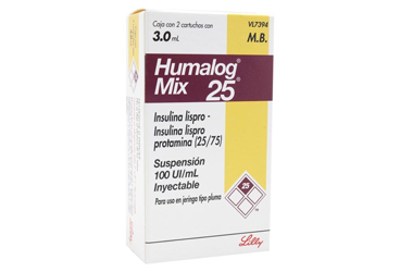 HUMALOG MIX 25 100IU/ML 3ML SÜSPANSİYON İÇEREN KARTUŞ, 5 ADET