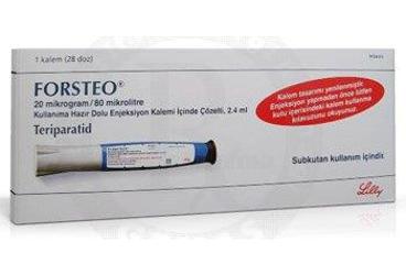 FORSTEO 20 MCG/80 MCL KULLANIMA HAZIR DOLU ENJEKSIYON KALEMI ICINDE COZELTI, 2.4 ML
