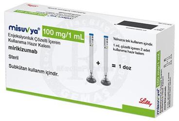 Misuvya 100 mg/1 mL Enjeksiyonluk Çözelti İçeren Kullanıma Hazır Kalem, 2 ADET