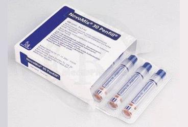 NOVOMİX 30 PENFİLL 100 U/ML ENJEKSİYONLUK SÜSPANSİYON İÇEREN KARTUŞ, 5 ADET