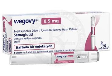 WEGOVY 0.5 MG ENJEKSİYONLUK ÇÖZELTİ İÇEREN KULLANIMA HAZIR KALEM, 1 ADET