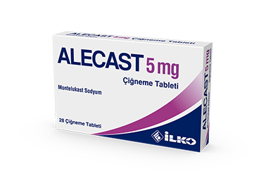 ALECAST 5 MG ÇIĞNEME TABLETI, 28 ADET