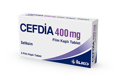 CEFDIA 400 MG FILM KAPLI TABLET ,5 ADET