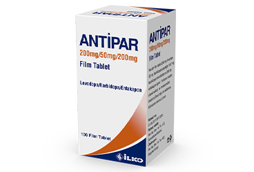 ANTIPAR 200 MG/50 MG/200 MG FILM KAPLI TABLET, 100 ADET