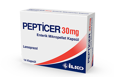 PEPTICER 30 MG ENTERIK MIKROPELLET KAPSÜL ,14 KAPSÜL
