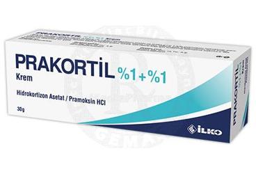 PRAKORTİL %1 + %1 KREM, 30 GRAM