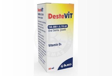 De-Rikets D3 150.000 IU/15 mL Oral Damla, Çözelti, 15 ML