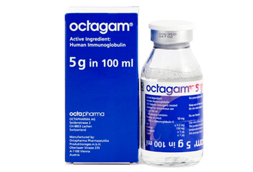 OCTAGAM 5G 100 ML IV INFUZYON ICIN COZELTI ICEREN FLAKON
