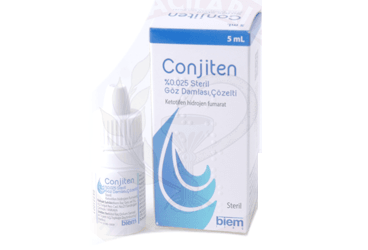 CONJİTEN % 0.025 STERİL GÖZ DAMLASI, ÇÖZELTİ, 1 ADET
