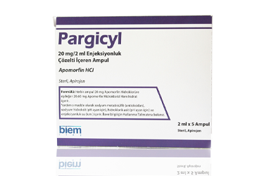 PARGYCIL 20 MG/ 2 ML ENJEKSİYONLUK ÇÖZELTİ İÇEREN AMPÜL, 5 ADET