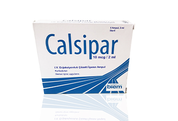 CALSİPAR 10 MCG / 2 ML IV ENJEKSİYONLUK ÇÖZELTİ İÇEREN AMPUL, 5 ADET