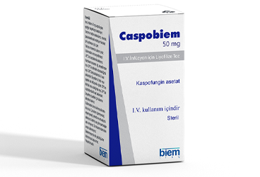 CASPOBİEM 50 MG I.V. İNFÜZYON İÇİN LİYOFİLİZE TOZ, 1 FLAKON