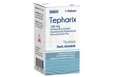 Tepharix 100 mg İnfüzyonluk Çözelti Hazırlamada Kullanılacak Konsantre İçin Toz, 1 adet
