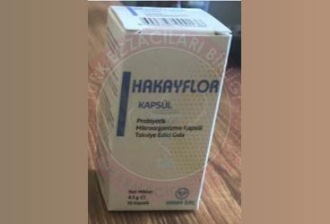 HAKAYFLOR PROBIYOTIK MIKROORGANIZMA KAPSUL 10 kapsül