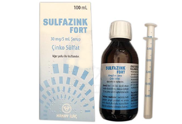 SÜLFAZİNK FORT 30 MG/5 ML ŞURUP, 100 ML
