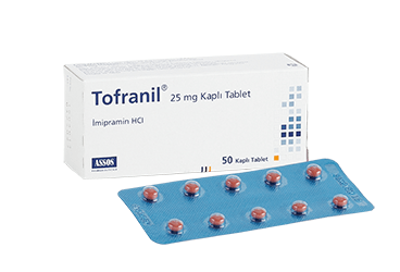 TOFRANİL 25 MG KAPLI TABLET, 50 ADET