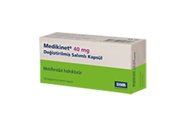 MEDİKİNET 40 MG DEĞİŞTİRİLMİŞ SALIMLI KAPSÜL (30 KAPSÜL)